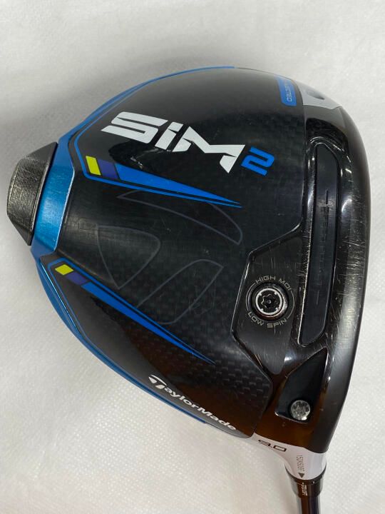 テーラーメイド　SIM2　9度　TENSEI BLUE TM50　Sフレックス　ドライバー　中古　ゴルフドゥ！倉敷笹沖店【最短即日発送】