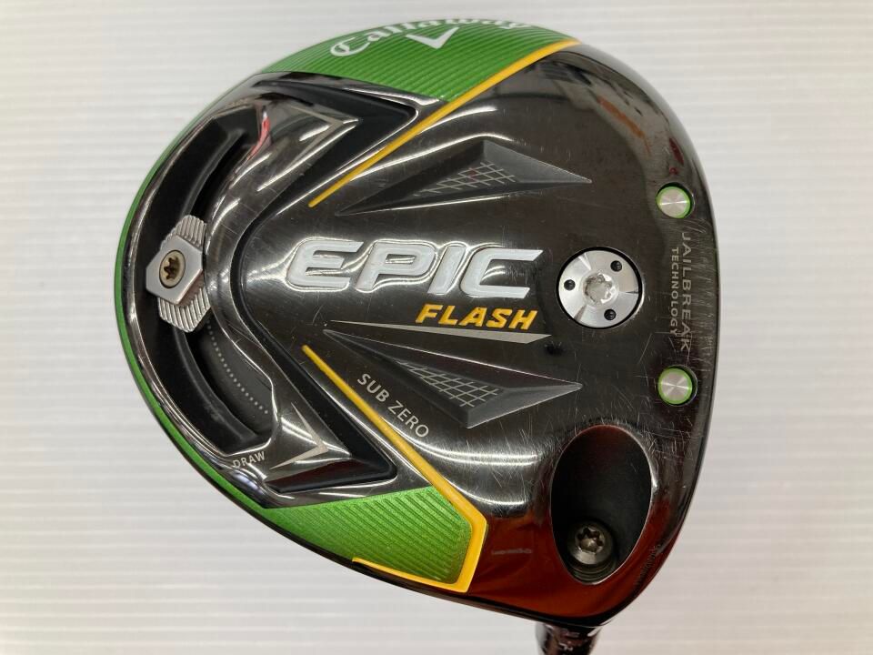 キャロウェイ　【訳あり】EPIC FLASH SUB ZERO　9度　ツアーAD SZ　Sフレックス　ドライバー　中古　ゴルフドゥ！新大宮バイパス浦和店【最短即日発送】