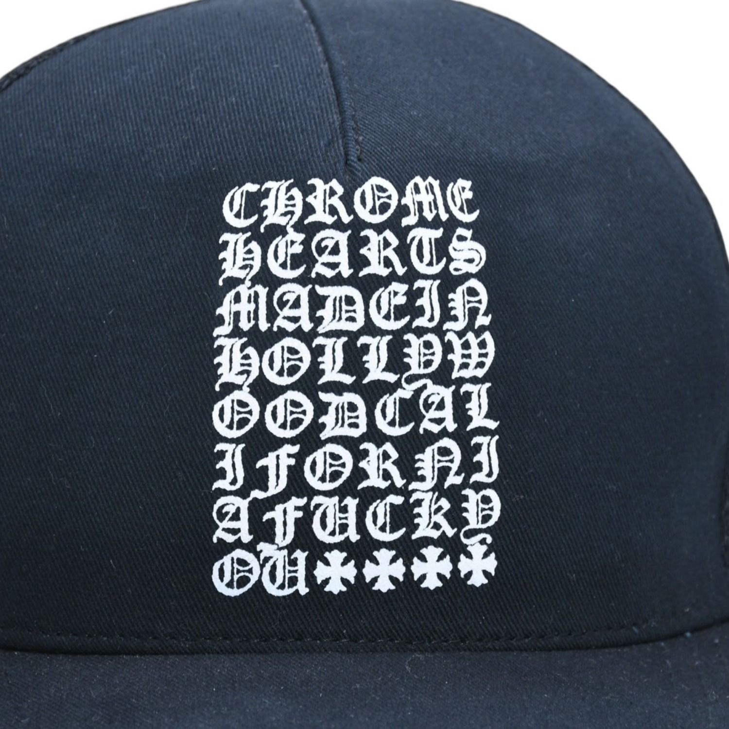 極美品 CHROME HEARTS クロムハーツ TRUCKER CAP EYECHART アイ