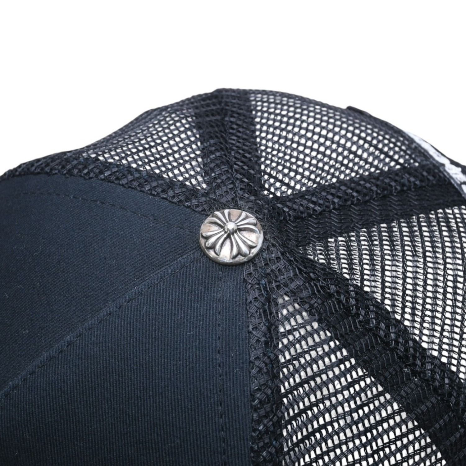 極美品 CHROME HEARTS クロムハーツ TRUCKER CAP EYECHART アイ