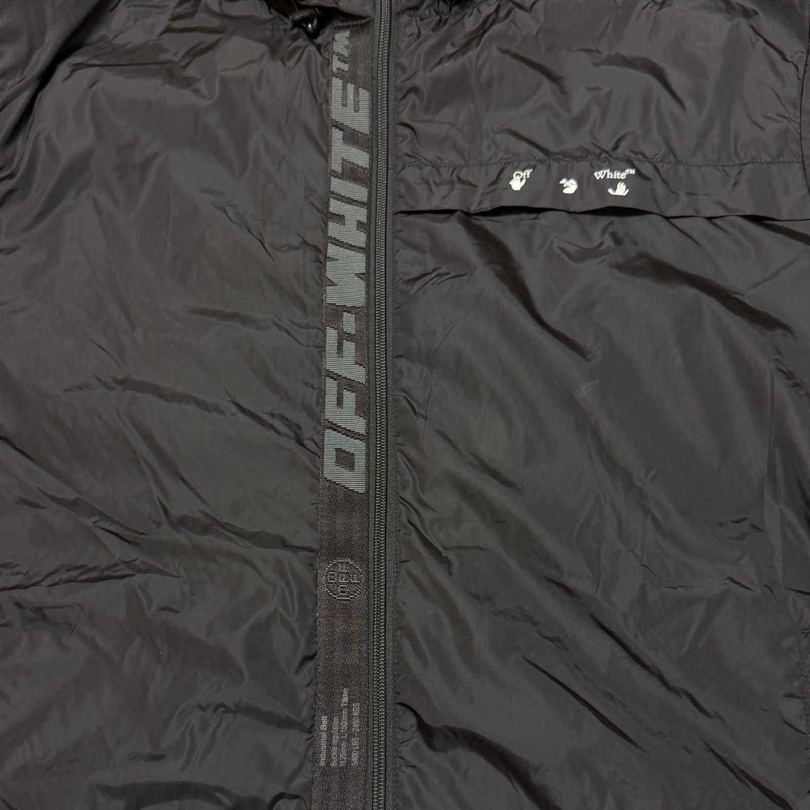 OFF-WHITE Logo Tape Windbreaker Jacket ロゴテープウィンド