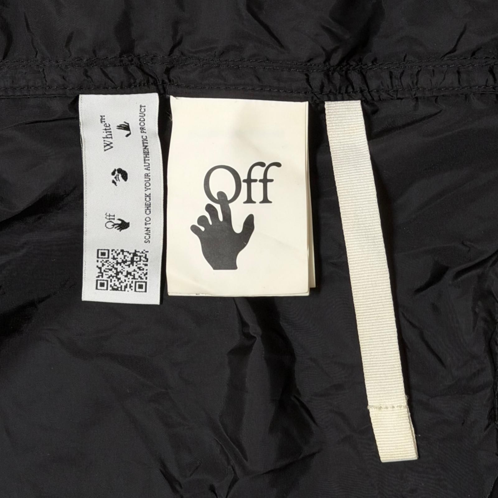 OFF-WHITE Logo Tape Windbreaker Jacket ロゴテープウィンド