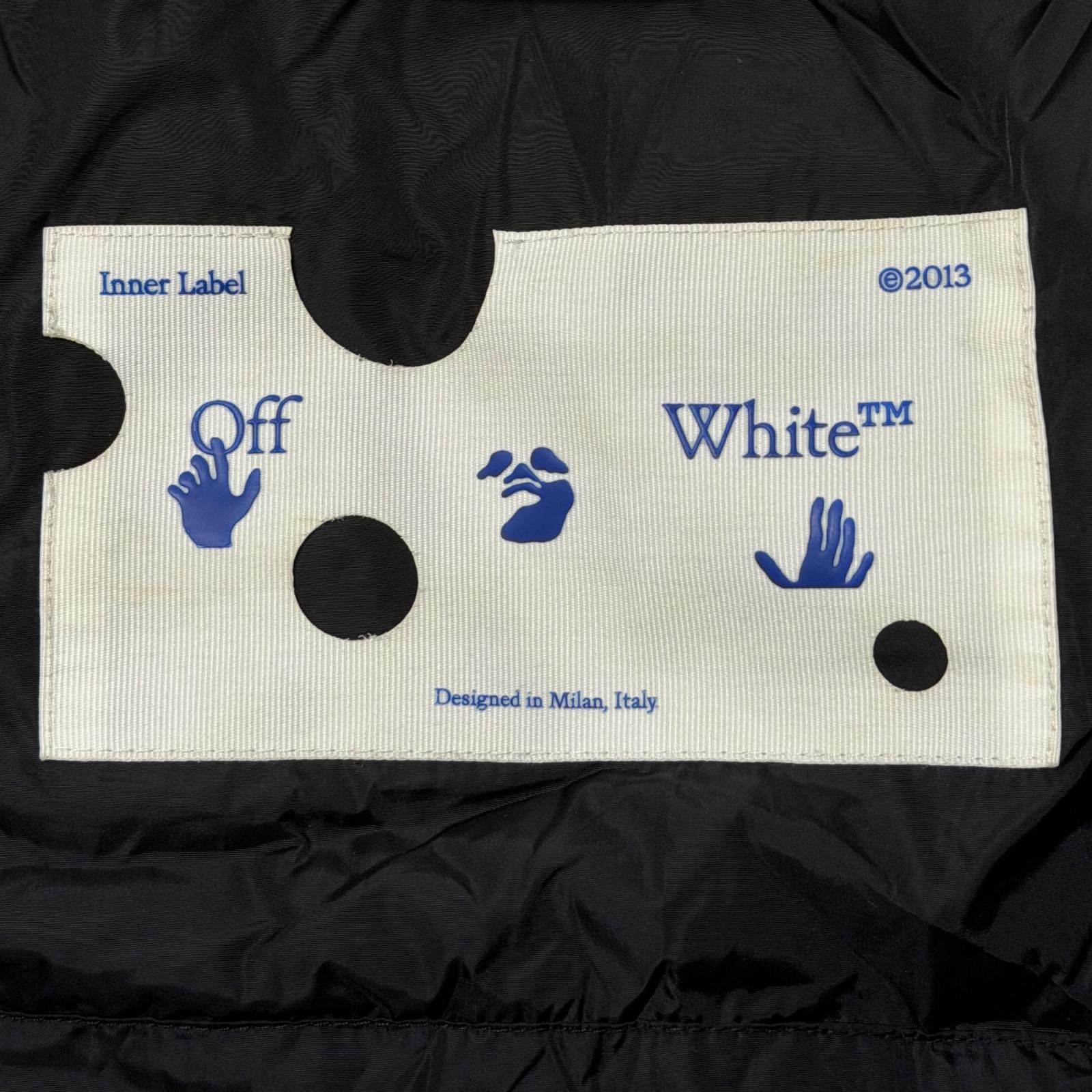 OFF-WHITE Logo Tape Windbreaker Jacket ロゴテープウィンド