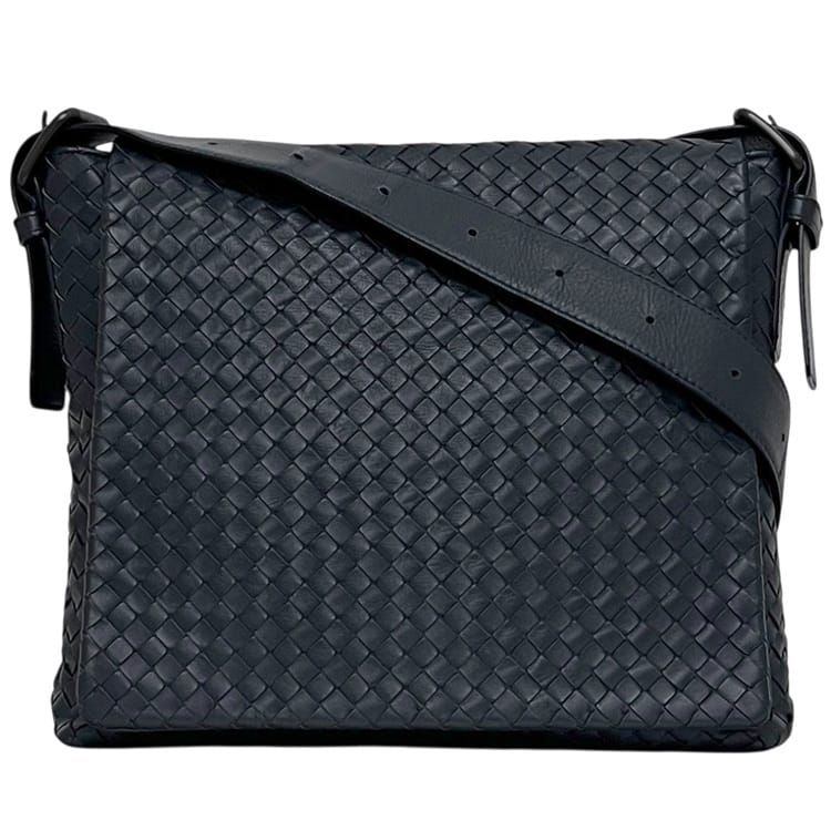 美品　BOTTEGA VENETA メッセンジャーバッグ　イントレチャート ボッテガ ヴェネタ ショルダーバッグ メッセンジャー バッグ イントレ