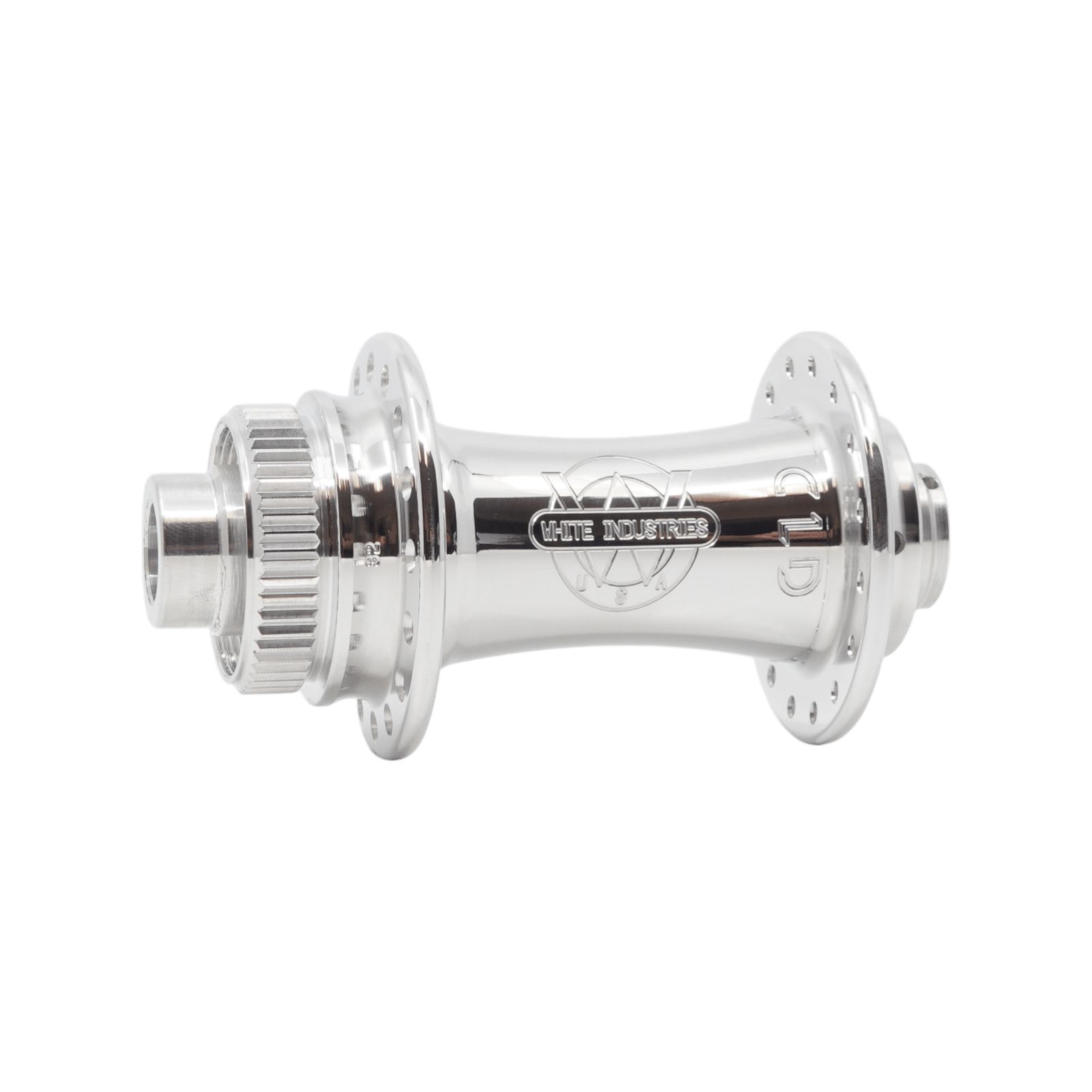 【最速発送】White Industries ホワイトインダストリーズ CLD Front Hub Polish 12mm Thru 【フロントハブ】【高精度】【Made in USA】