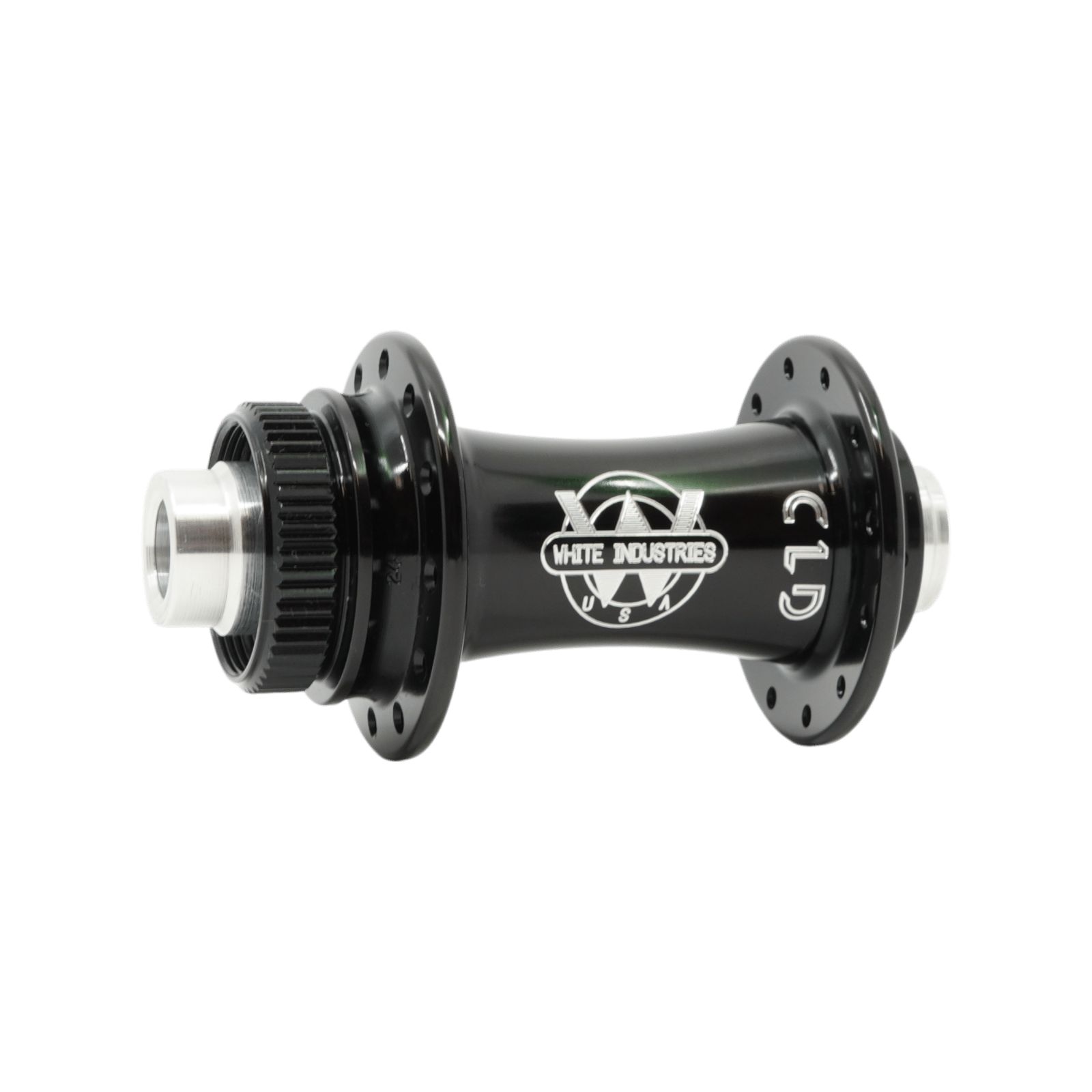 【最速発送】White Industries ホワイトインダストリーズ CLD Front Hub Black 32H 12mm Thru 【フロントハブ】【高精度】【Made in USA】