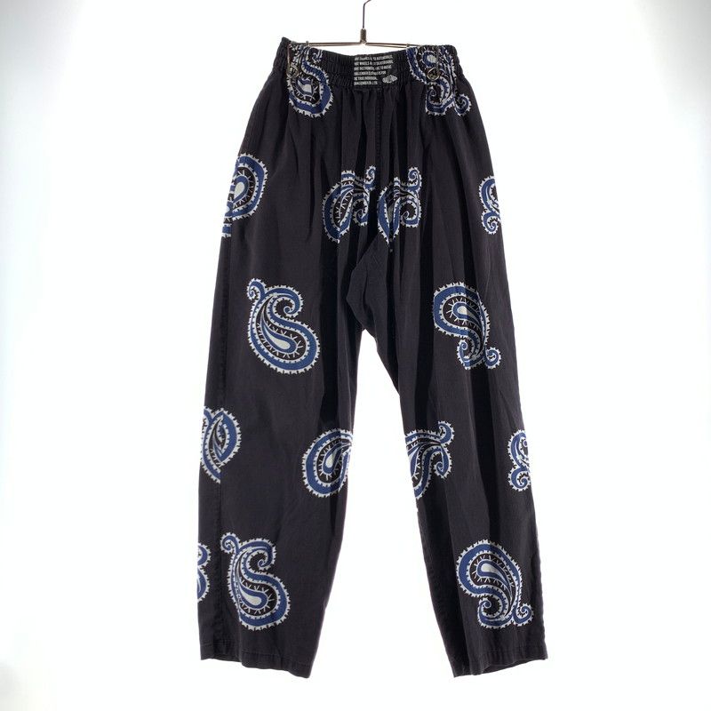 【中古品】 CHALLENGER チャレンジャー PAISLEY PANTS ペイズリーパンツ カラーBLACK SIZE:M BLUE PAISLEY　 【153-260722-ky-07-fuzh】