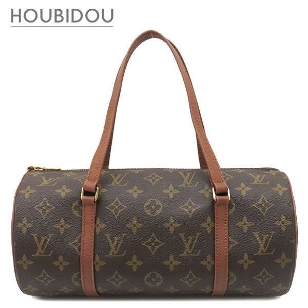 ルイヴィトン LOUIS VUITTON ハンドバッグ パピヨン 30 モノグラムキャンバス モノグラム ゴールド金具 茶 旧型 ボストン M51365 NC0927【中古】
