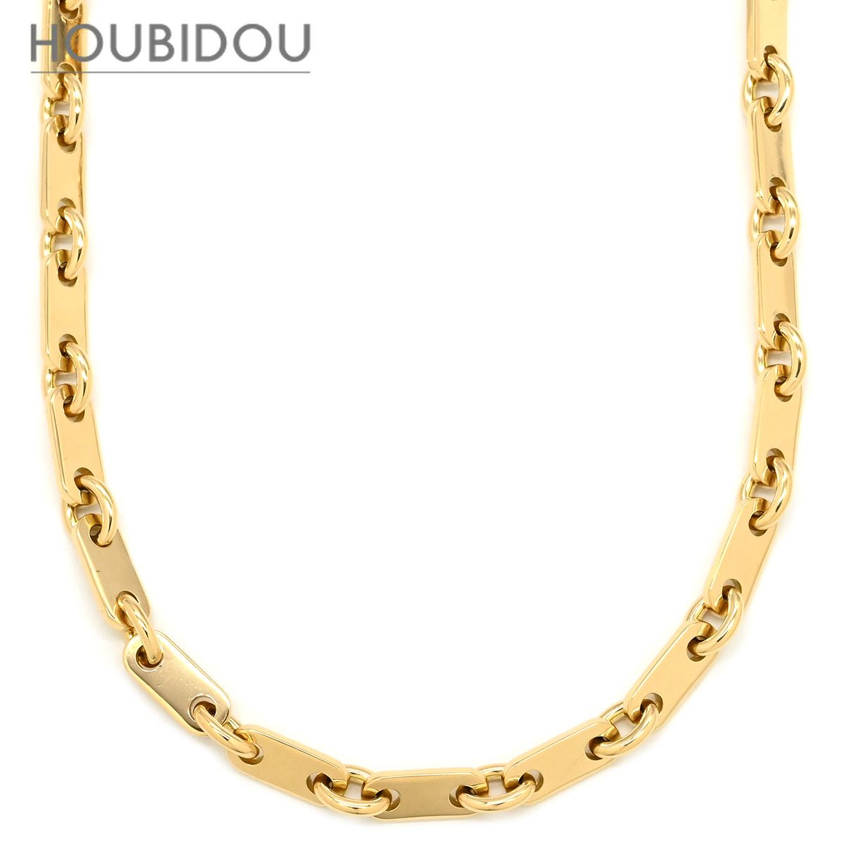 カルティエ Cartier ネックレス PLAQUETTE フィガロ チェーン イエロー 