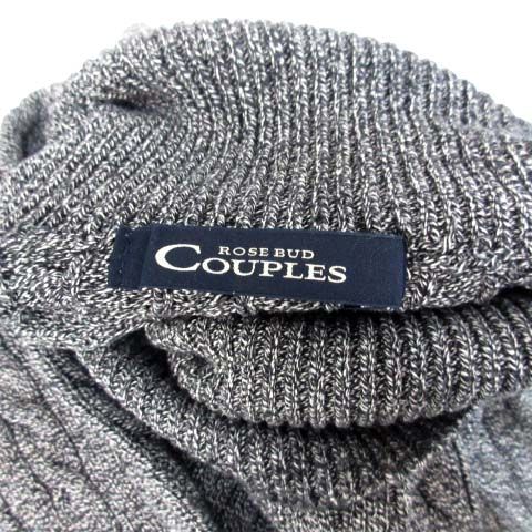 ローズバッドカップルズ ROSE BUD COUPLES コットン ケーブルニット