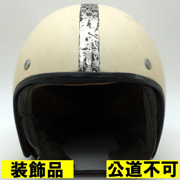 装飾品・公道不可】30's～50's CHECKER WHITE 54cm 【海外直輸入中古品