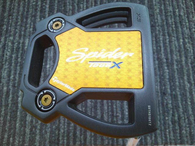 中古 パター テーラーメイド SPIDER TOUR X X3 BLACK/KBS BLACK[34]//3