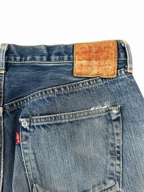 【名品図鑑】リーバイス S501XX 大戦モデル 月桂樹 デニムパンツ BIGE リーバイス Levi's S501XX 大戦モデル復刻 USA製 月桂樹ボタン ボタン
