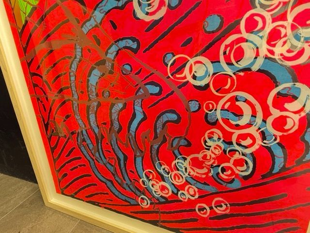 美品 保管品 横尾忠則 シルクスクリーン サイン有 43/100 アート 美術