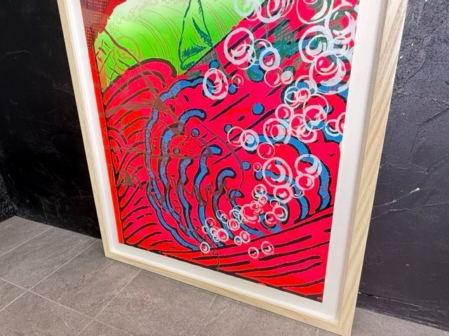 美品 保管品 横尾忠則 シルクスクリーン サイン有 43/100 アート 美術