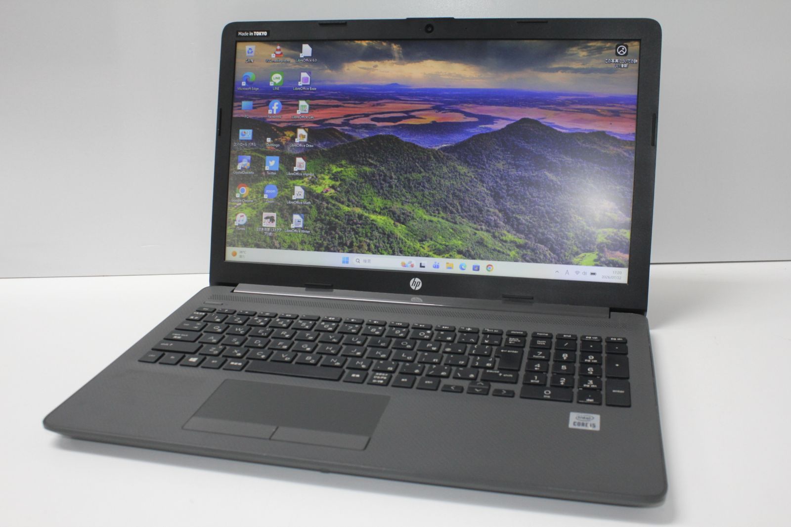 中古ノートPC】HP〈HP 250 G7〉第10世代Core i5/SSD512GB+HDD1TB