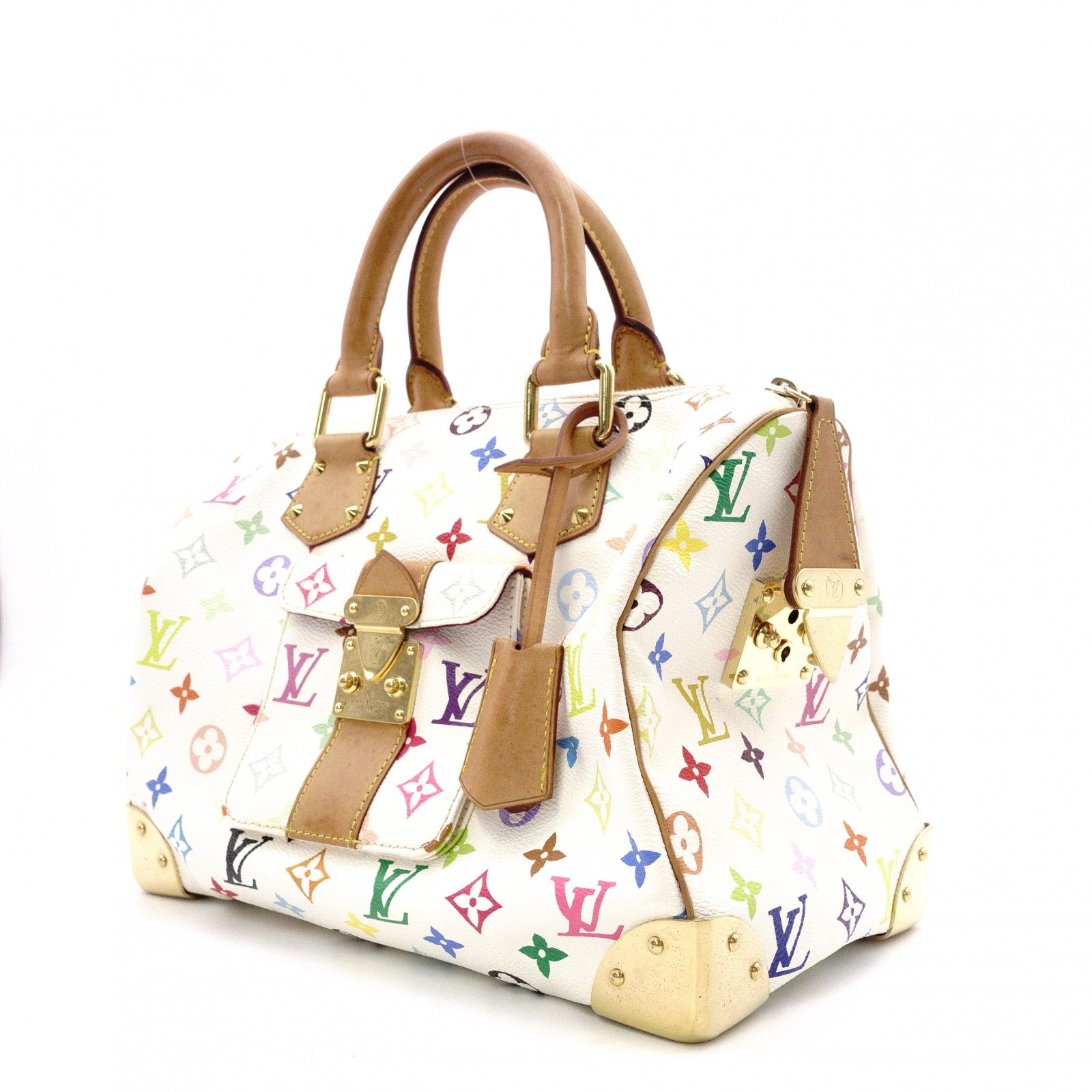 LOUIS VUITTON ルイ ヴィトン スピーディ30 モノグラム マルチカラー