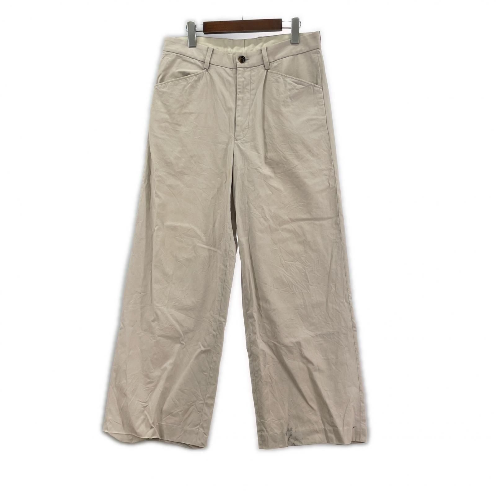 URU NASHIJI COTTON / BELTED WIDE PANTS 2