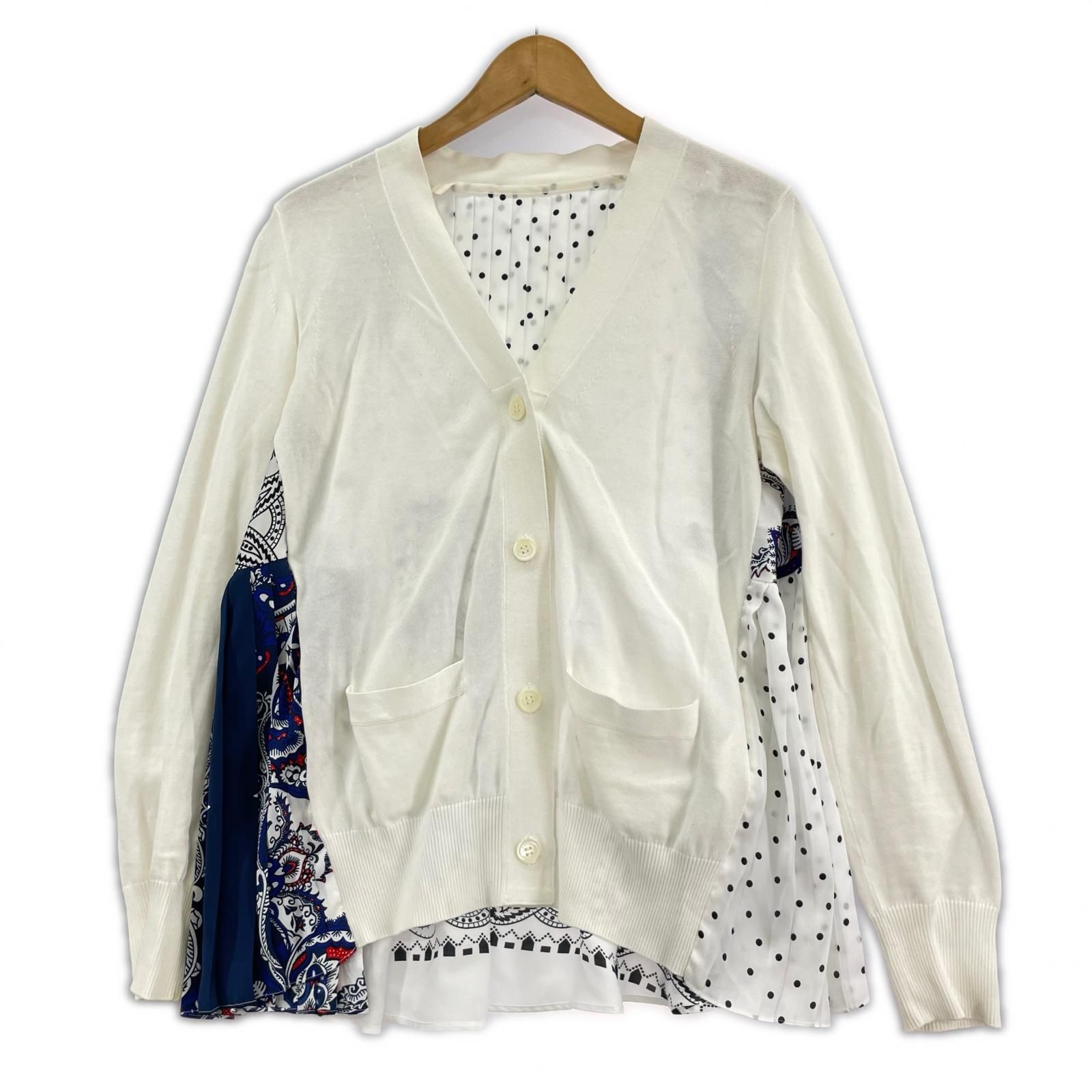 Sacai Bandana Print cardigan 2