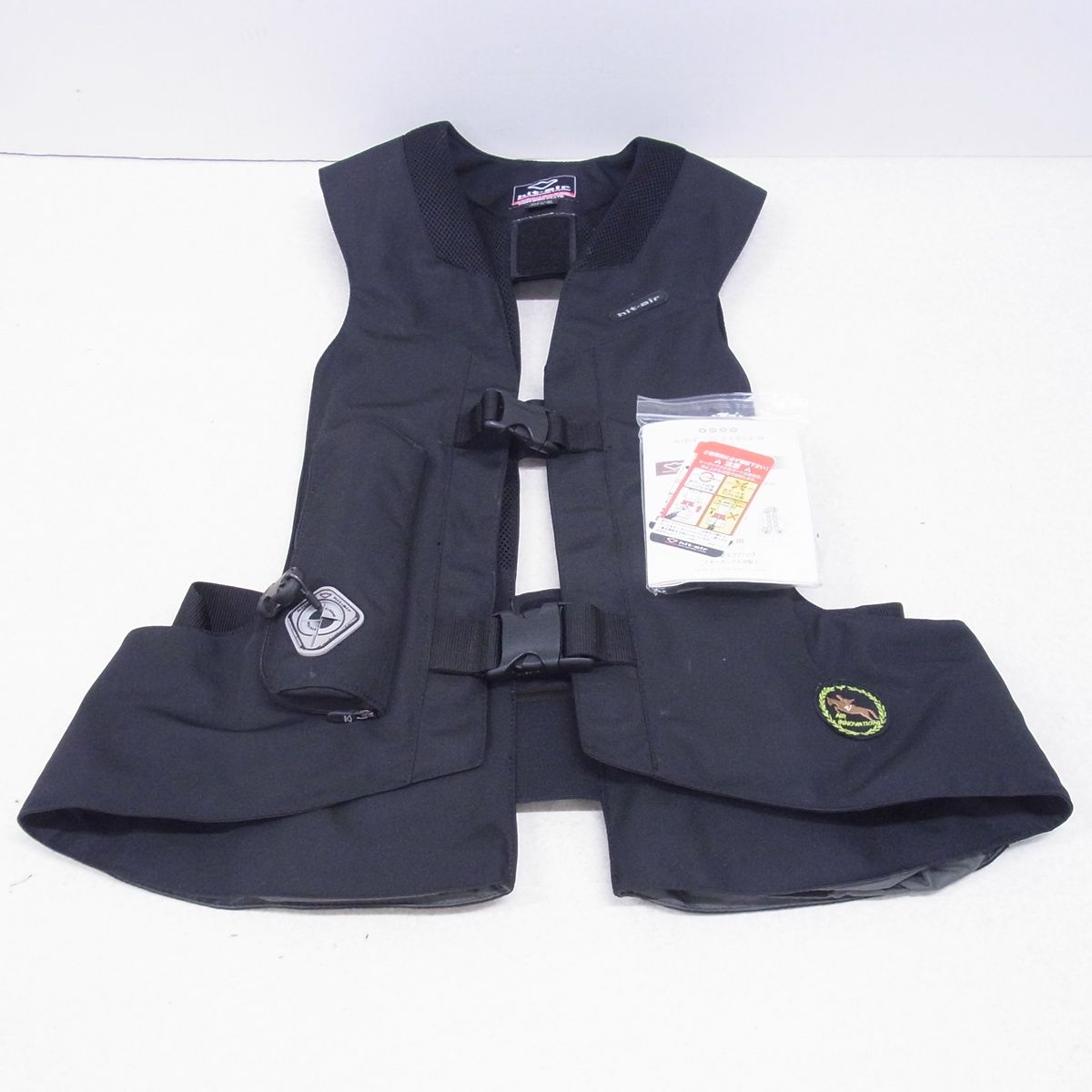 ヒットエアー hit-air 乗馬用 エアバッグプロテクター ブラック Large 2XL-4XL 15,840円
