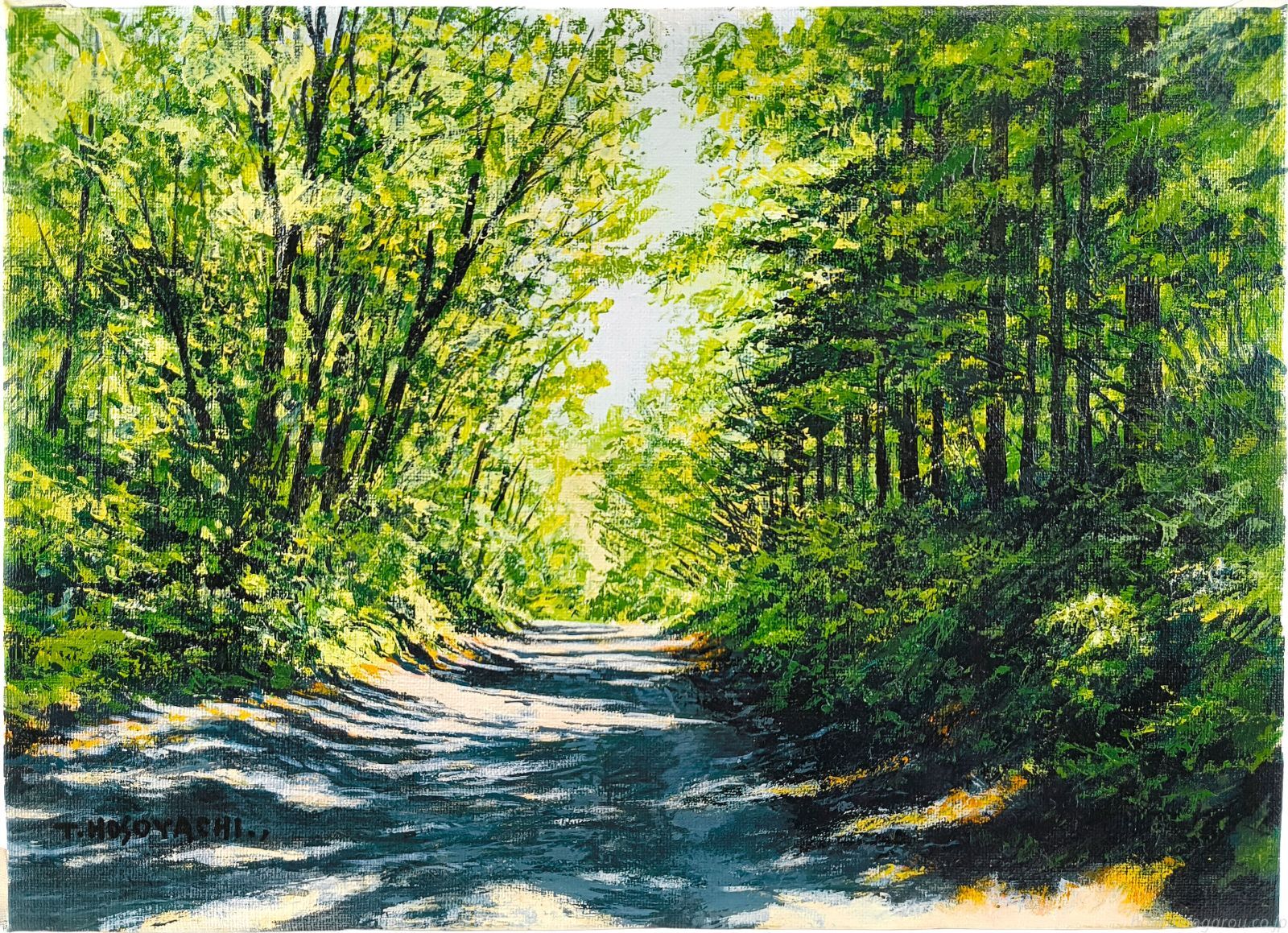 細谷地東太 「風景」 油絵・油彩画 絵画 - メルカリ