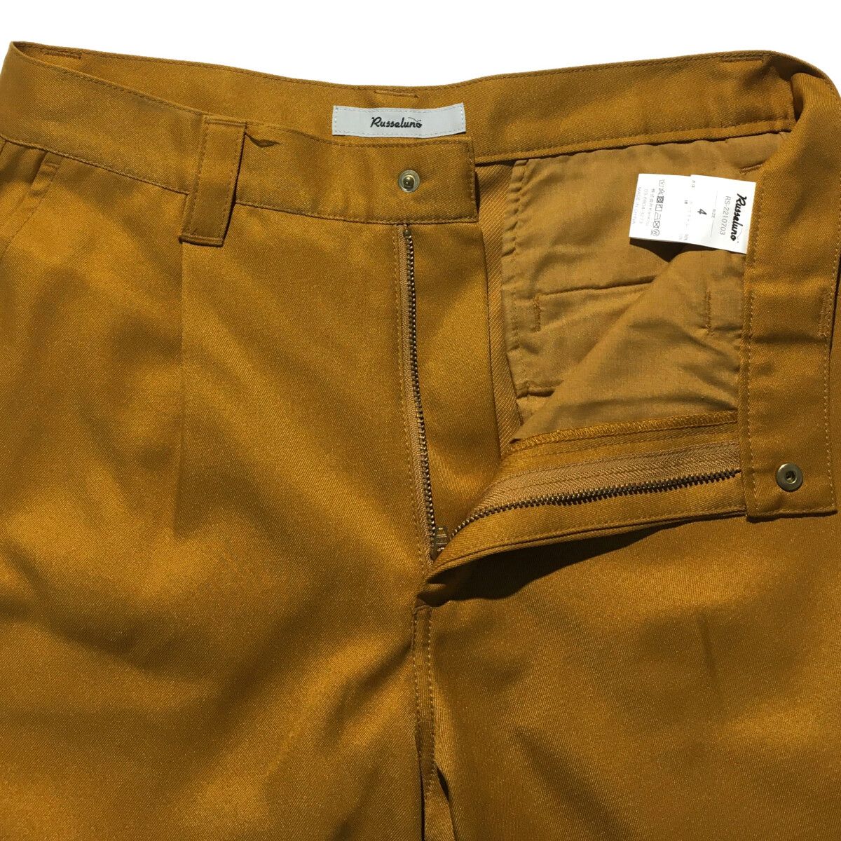 中古 メンズ ラッセルノ RUSSELUNO パンツ 4(M) マスタード シンプル