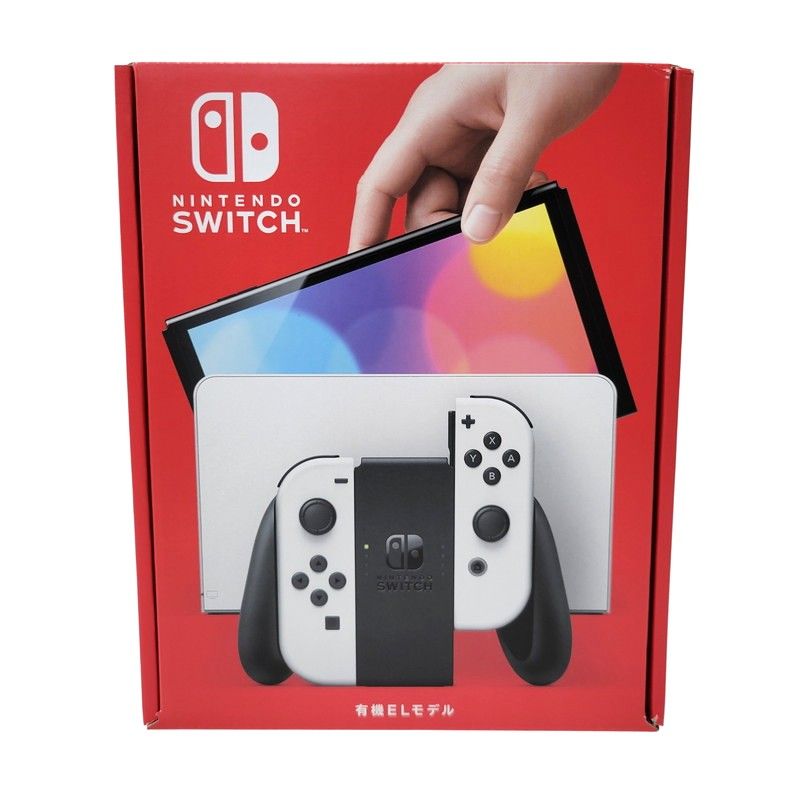 中古美品】 【未使用】【ゲーム】Nintendo Switch (有機ELモデル) Joy