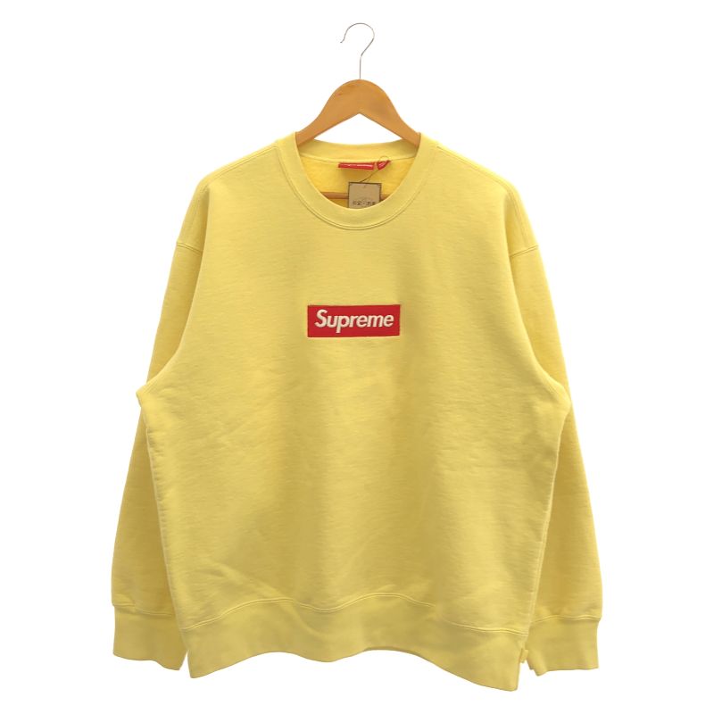 中古】Supreme ボックスロゴ スウェット L イエロー シュプリーム[10