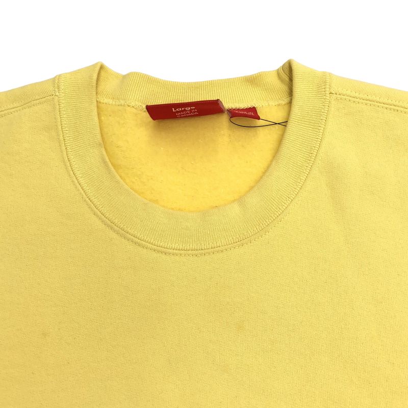 中古】Supreme ボックスロゴ スウェット L イエロー シュプリーム[10