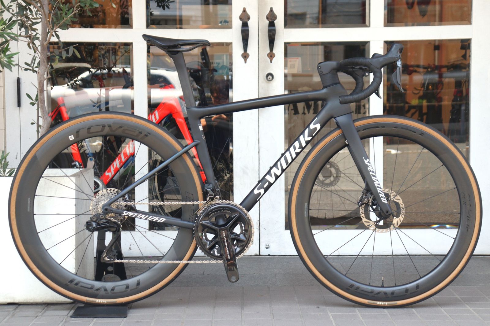 スペシャライズド SPECIALIZED S-WORKS TARMAC SL8 2024モデル 49サイズ シマノ デュラエース R9270組 Di2 12S カーボン ロードバイク RAPIDE CLX2 鬼ベアリング 【横浜店】