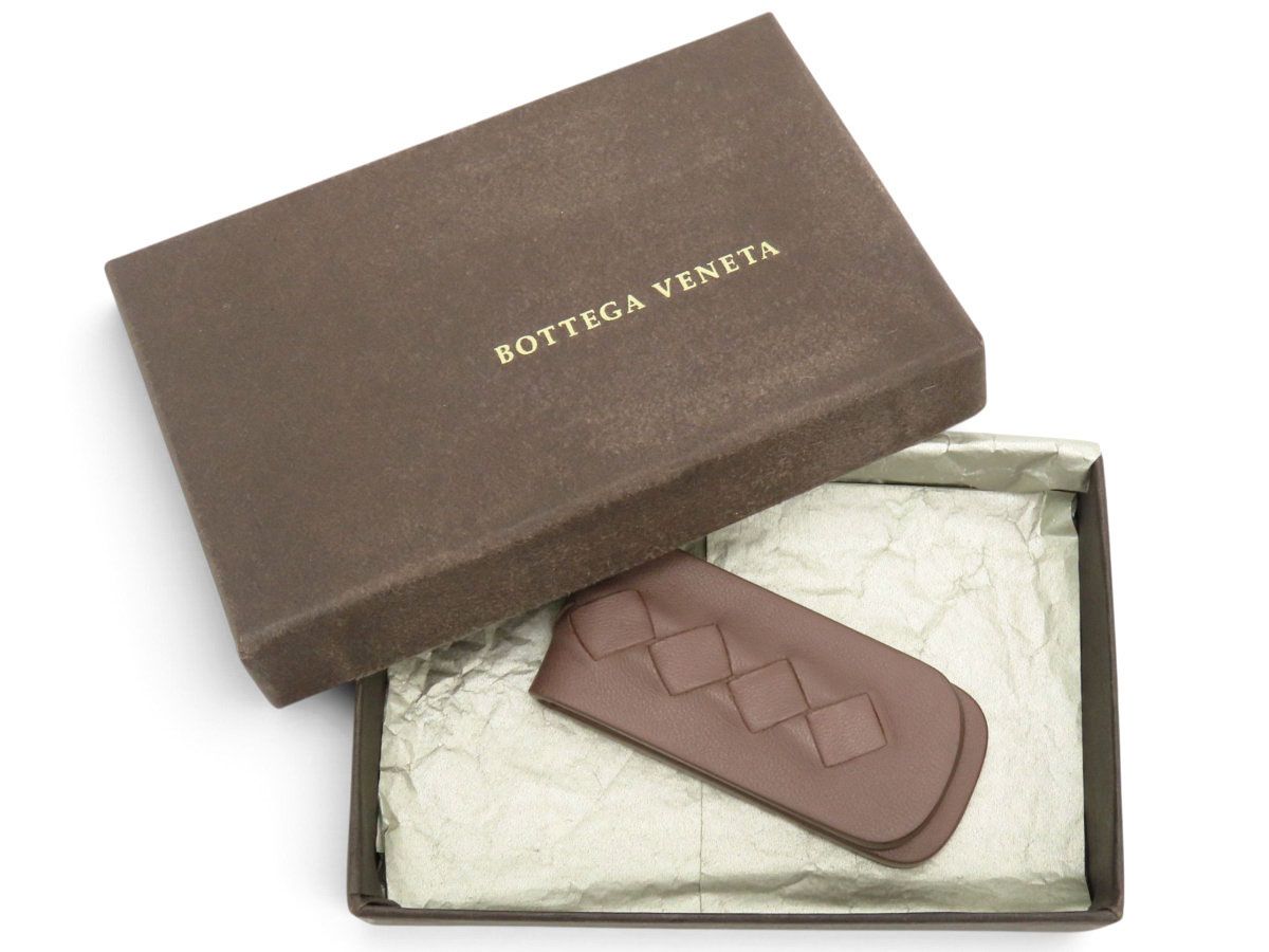 未使用】ボッテガ ヴェネタ BOTTEGA VENETA イントレチャート レザー