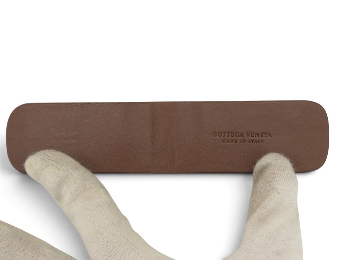 未使用】ボッテガ ヴェネタ BOTTEGA VENETA イントレチャート レザー