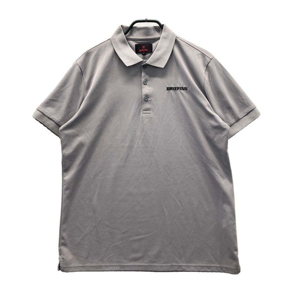 サイズ：XL BRIEFING GOLF ブリーフィング 半袖ポロシャツ グレー系 [240101736294] ゴルフウェア メンズ ストスト