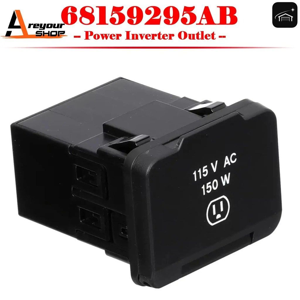 68159295AB パワーインバーターソケット 150W RAM 1500 2500 3500 4500 2013-2016 カスタムパーツ