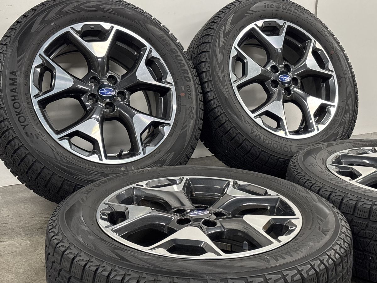 ホイール良好品】スバル GT系 XV 純正 17in 7J +55 PCD100 ヨコハマ