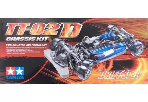 中古】ラジコン 1/10 TT-02D ドリフトスペック シャーシキット 「電動