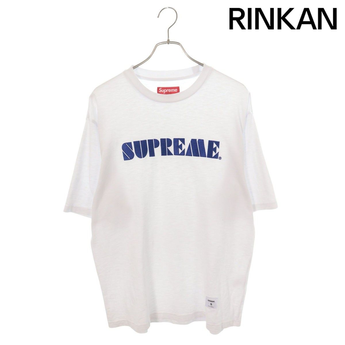 【即日発送】ブリンブリン supreme ManTシャツ S シュプリーム Stencil Embroidered S/S Top ステンシルエンブロイ