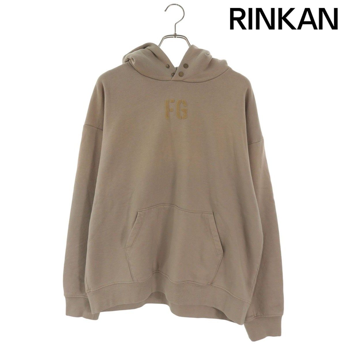 フィアオブゴッド  SEVENTH COLLECTION ヴィンテージ加工BASEBALLフロッキーロゴパーカー メンズ M フィアオブゴッド SEVENTH COLLECTION プルオーバーパーカー メンズ M