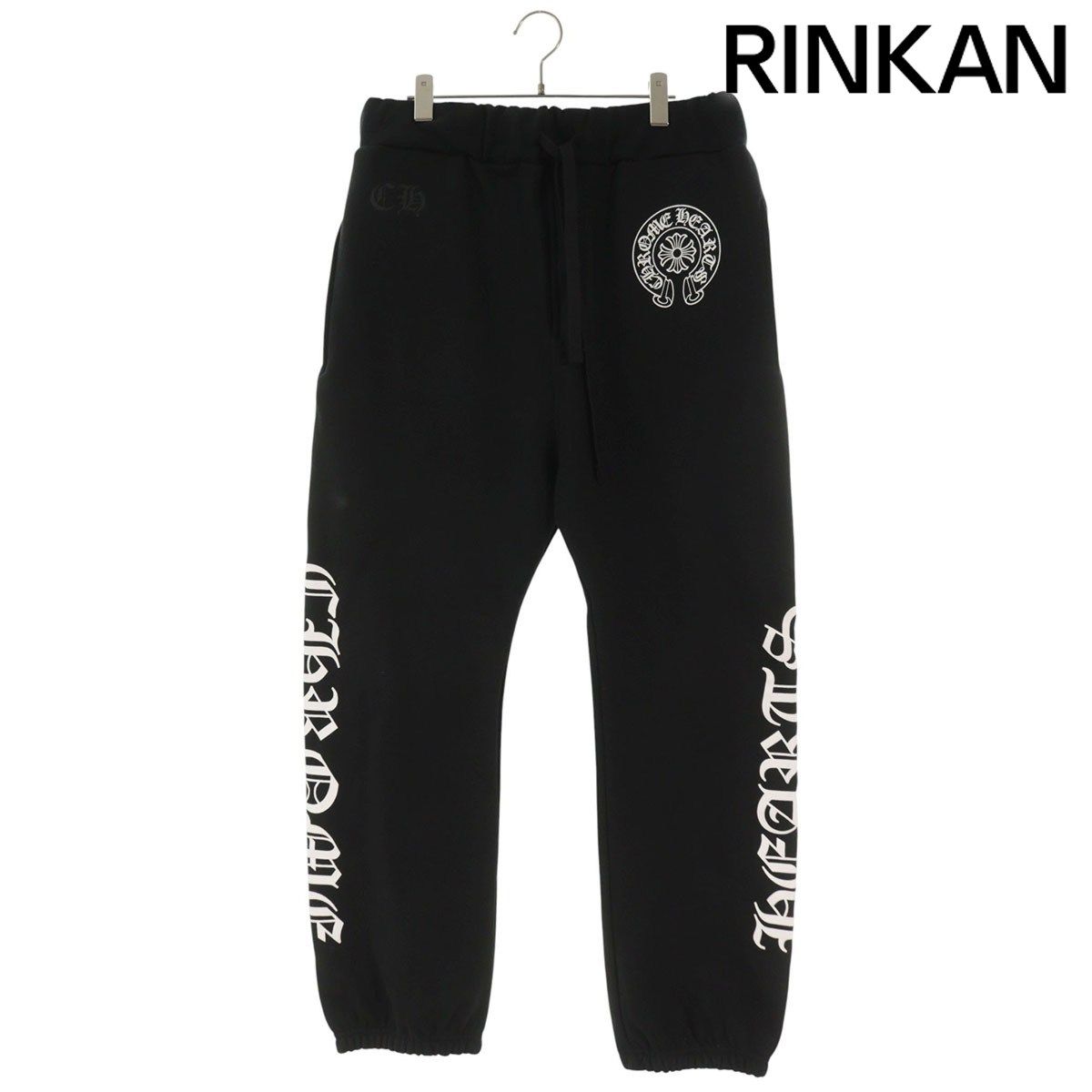 クロムハーツ SWEAT PANTS サイドロゴプリントスウェットロングパンツ メンズ M