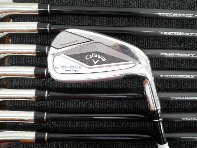 中古 アイアンセット キャロウェイ PARADYM Ai SMOKE MAX FAST/TENSEI 40 for CW/R/26[1646]■松山店