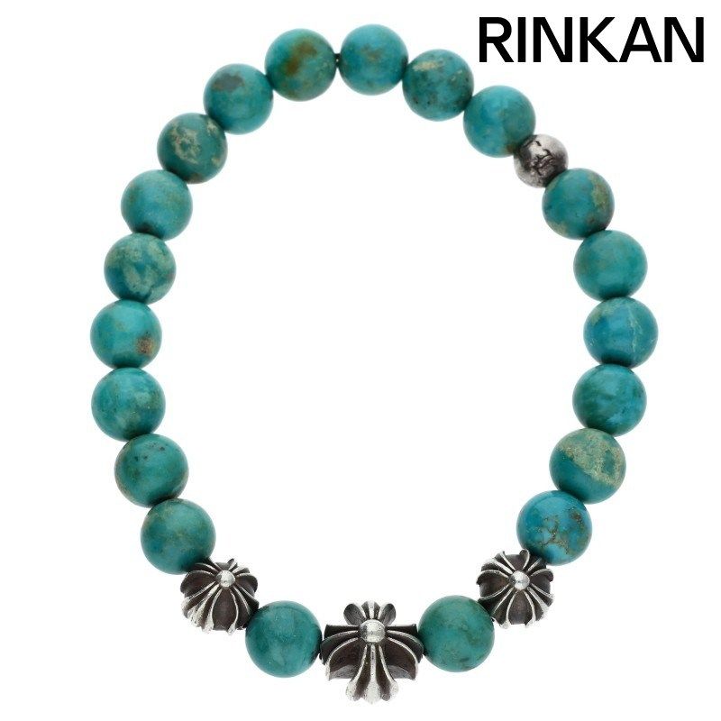 クロムハーツ 8mm BEAD/8mmビーズブレス BEAD8mmターコイズビーズブレスレット メンズ