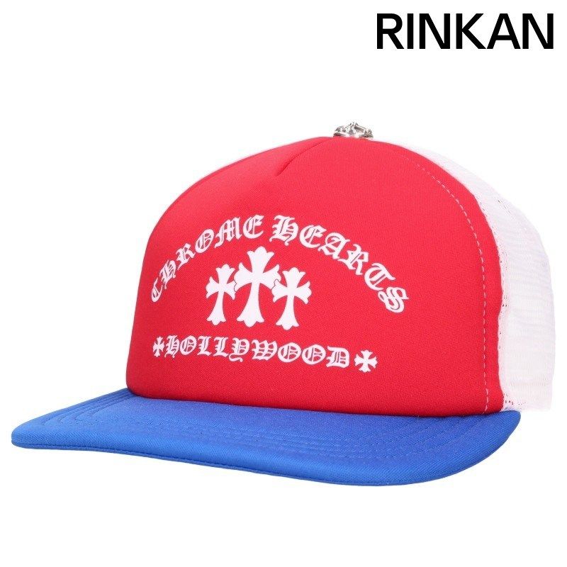 クロムハーツ TRUCKER CAP /トラッカーキャップ 3セメタリープリントメッシュキャップ帽子 メンズ ONE SIZE
