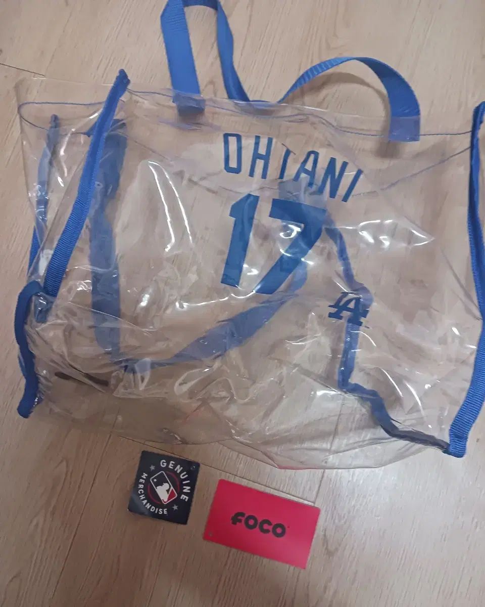 LAドジャース 大谷 17 クリアバッグ + デカールステッカー TOKYOシリーズ グッズ セット (希望提示)