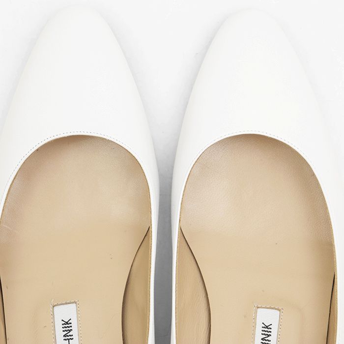 SALE【新品同様】MANOLO BLAHNIK マノロブラニク ローヒールパンプス