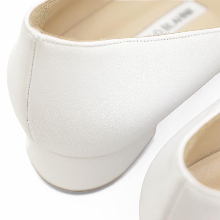 SALE【新品同様】MANOLO BLAHNIK マノロブラニク ローヒールパンプス