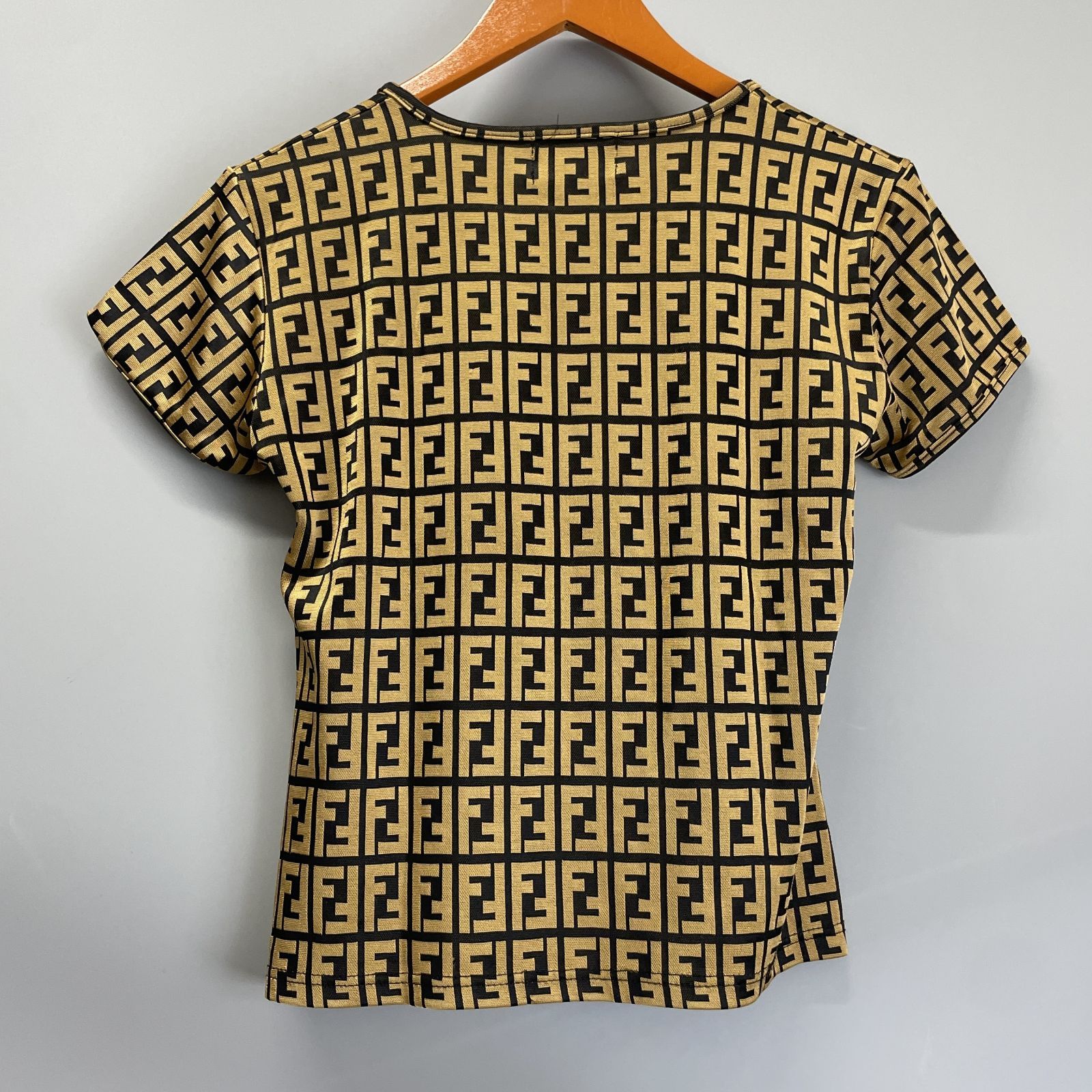 FENDI フェンディ ズッカ柄 カットソー 半袖Tシャツ ストレッチ ドライ