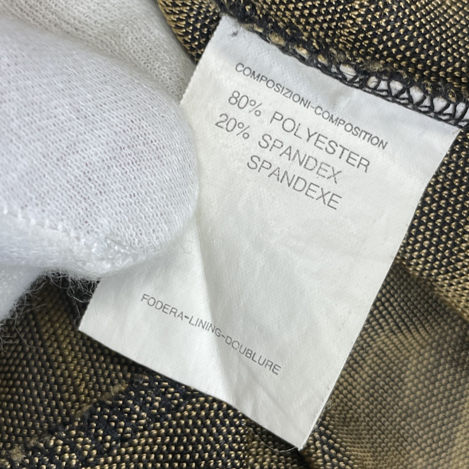 FENDI フェンディ ズッカ柄 カットソー 半袖Tシャツ ストレッチ ドライ