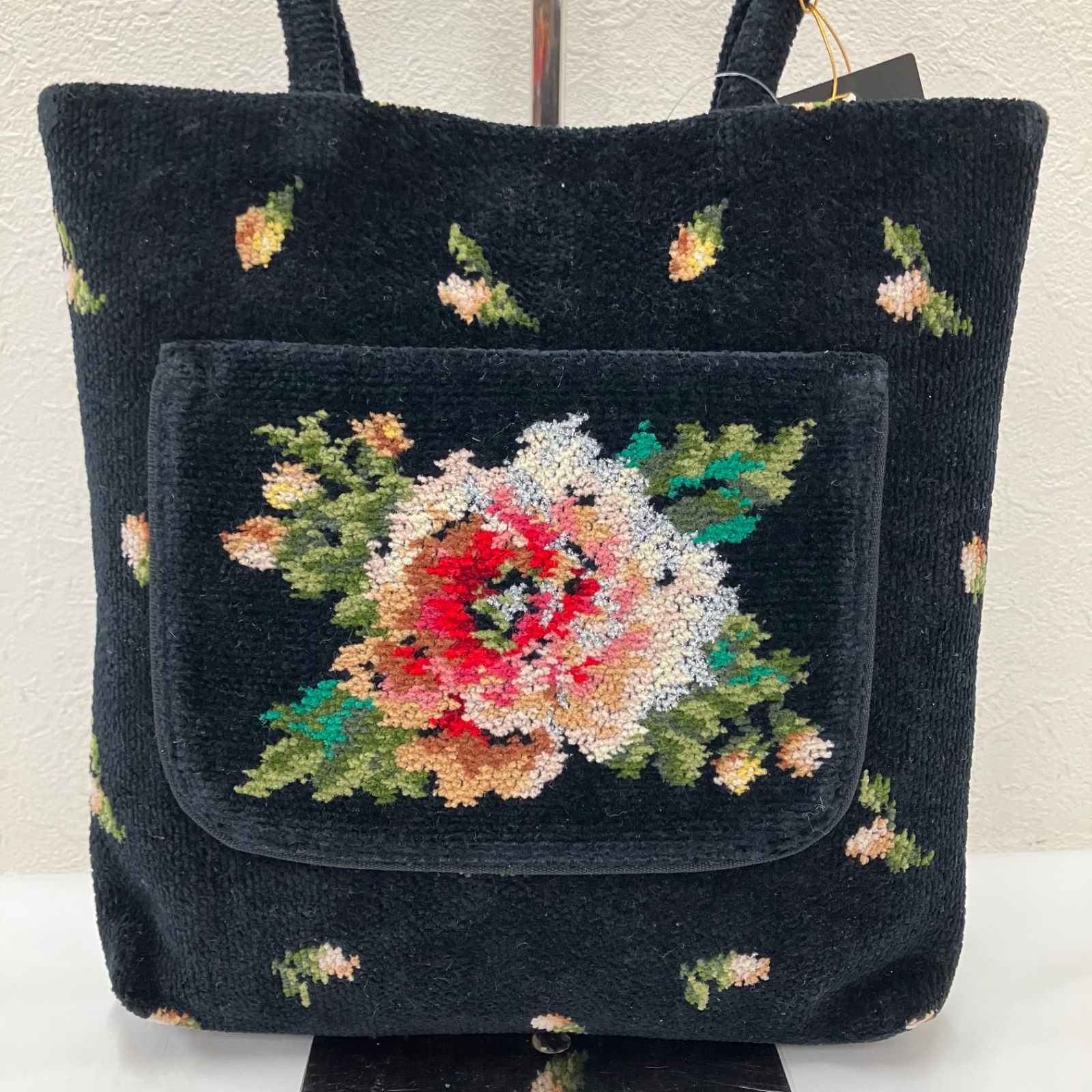 FEILER フェイラー トートバッグ 花柄 刺繍 FEILER(フェイラー 