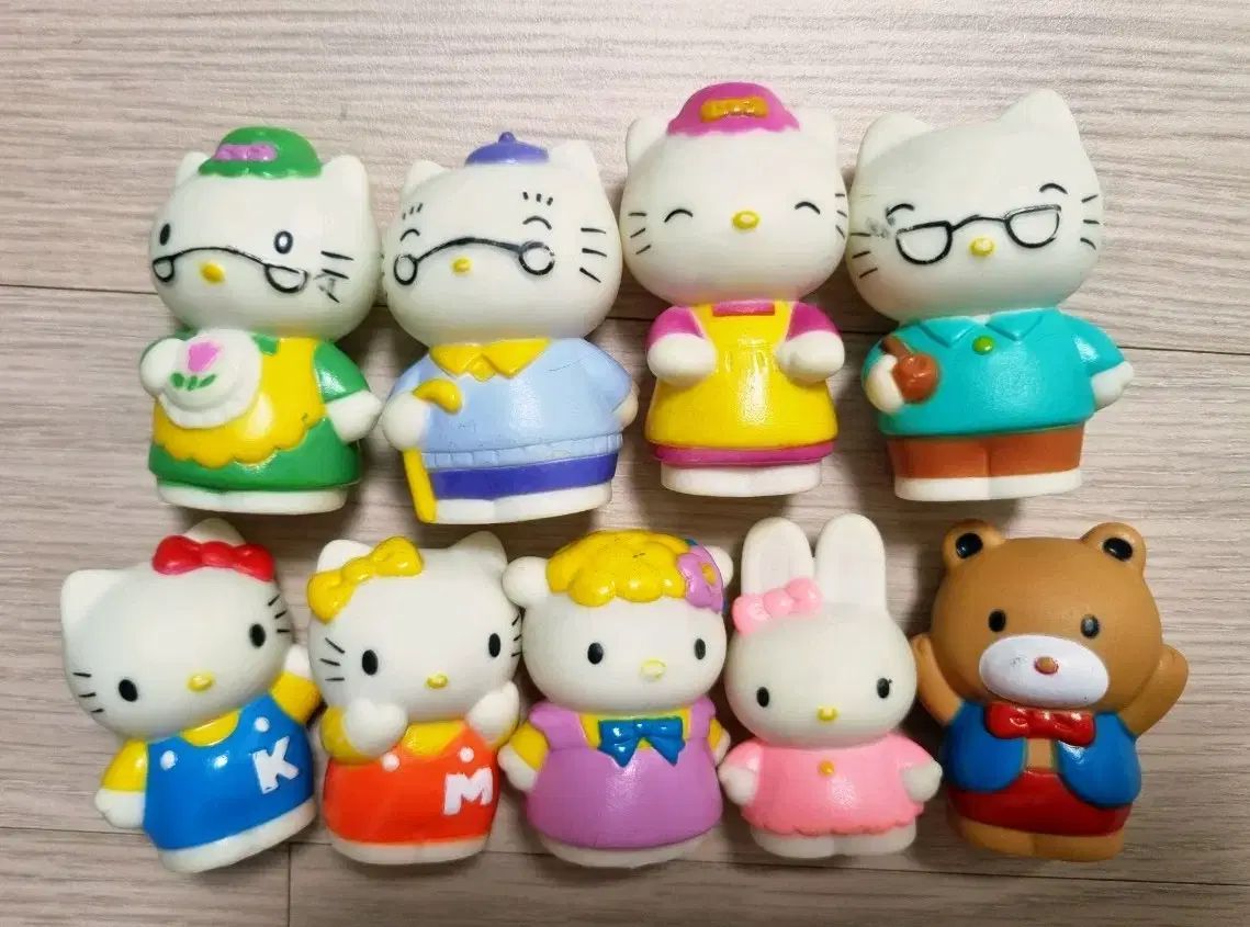1988 ハローキティ クラシック 指 フィギュア ぬいぐるみ