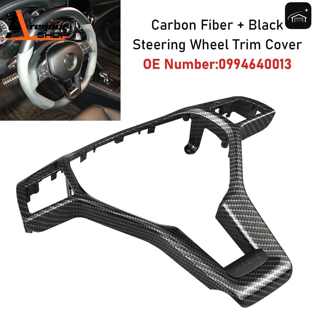 ステアリングホイールトリムカバー 0994640013 メルセデスベンツ Cクラス W204 C63 AMG カスタムパーツ 9,379円